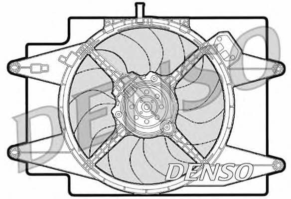 DENSO DER01001 Hub, engine cooling fan wheel DER01001