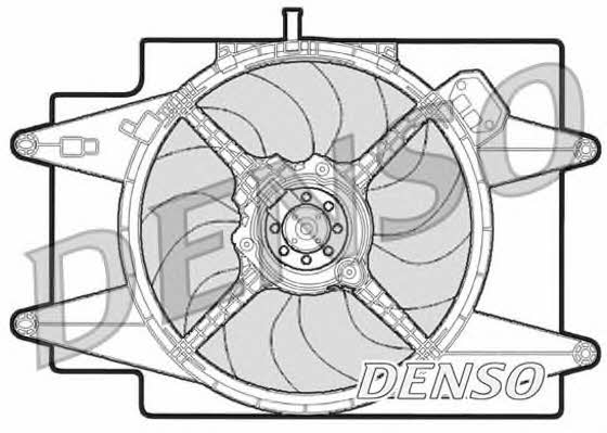 DENSO DER01002 Hub, engine cooling fan wheel DER01002