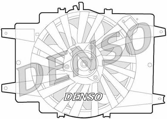 DENSO DER01008 Hub, engine cooling fan wheel DER01008