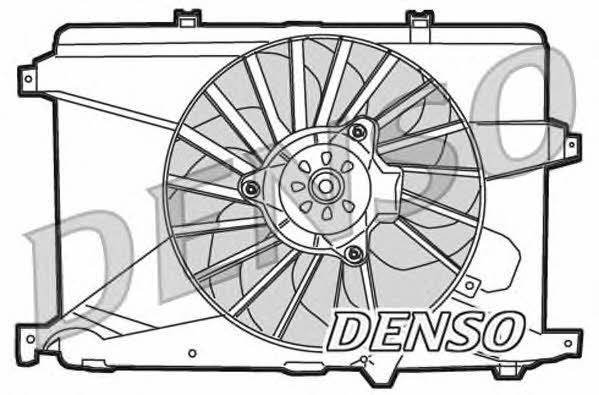 DENSO DER01014 Hub, engine cooling fan wheel DER01014
