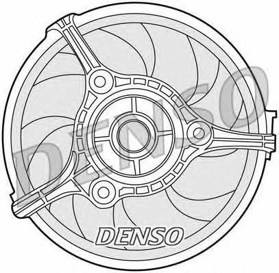 DENSO DER02002 Hub, engine cooling fan wheel DER02002
