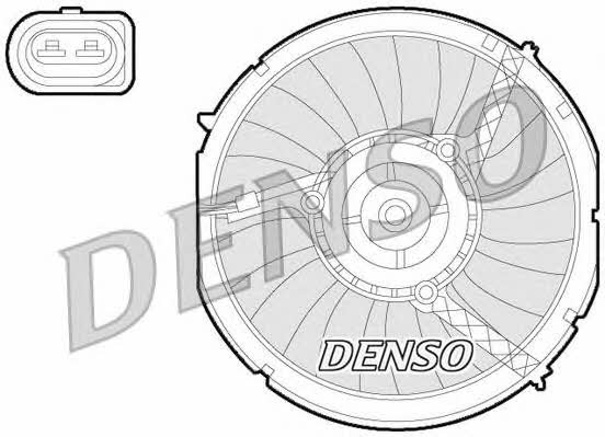 DENSO DER02003 Hub, engine cooling fan wheel DER02003