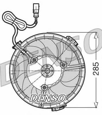 DENSO DER02005 Hub, engine cooling fan wheel DER02005