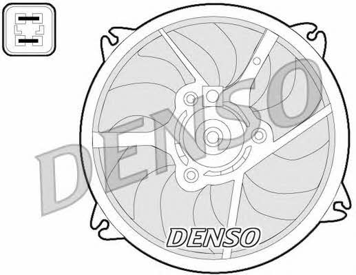 DENSO DER07006 Hub, engine cooling fan wheel DER07006