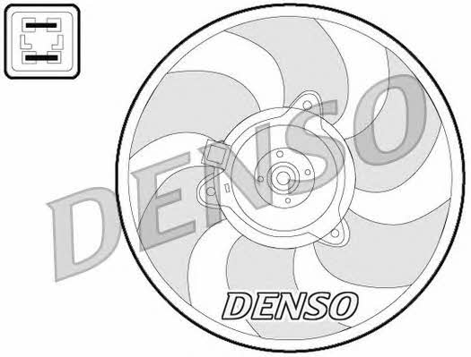 DENSO DER07008 Hub, engine cooling fan wheel DER07008