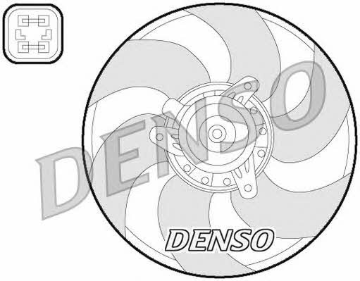 DENSO DER07009 Hub, engine cooling fan wheel DER07009