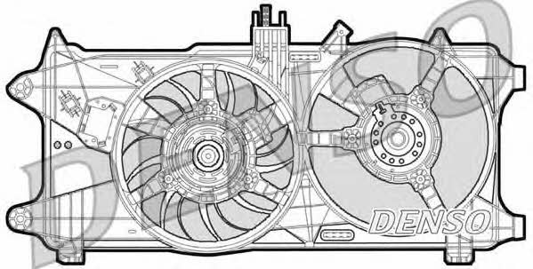 DENSO DER09026 Hub, engine cooling fan wheel DER09026