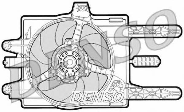 DENSO DER09030 Hub, engine cooling fan wheel DER09030