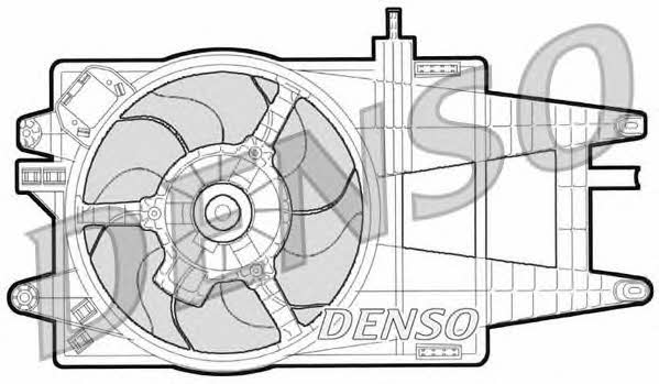 DENSO DER09032 Hub, engine cooling fan wheel DER09032