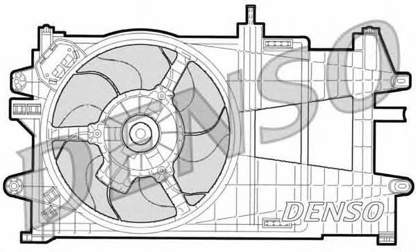 DENSO DER09033 Hub, engine cooling fan wheel DER09033
