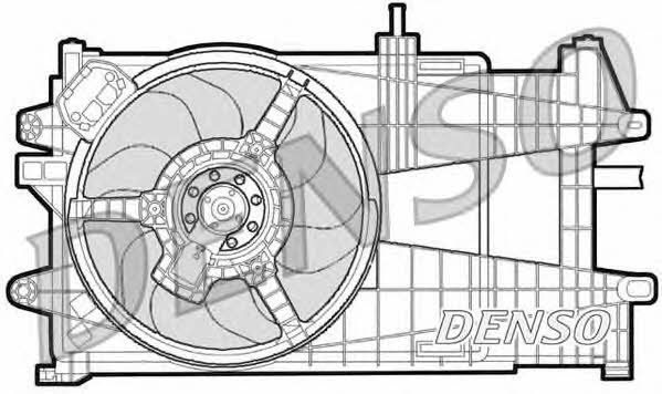 DENSO DER09035 Hub, engine cooling fan wheel DER09035