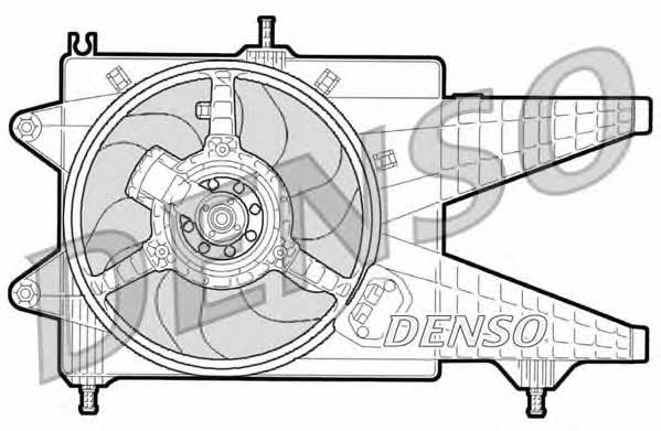 DENSO DER09041 Hub, engine cooling fan wheel DER09041
