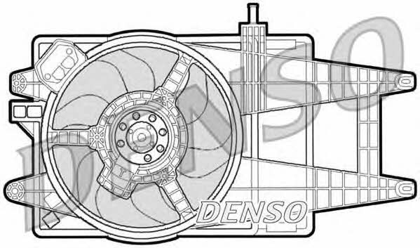 DENSO DER09042 Hub, engine cooling fan wheel DER09042