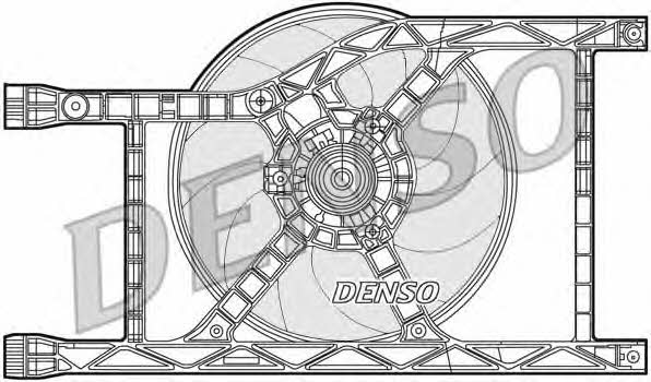 DENSO DER09045 Hub, engine cooling fan wheel DER09045