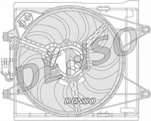 DENSO DER09051 Hub, engine cooling fan wheel DER09051