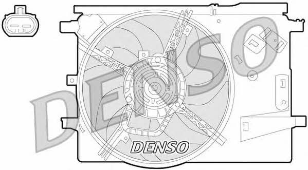 DENSO DER09053 Hub, engine cooling fan wheel DER09053