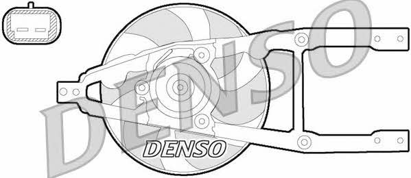 DENSO DER09055 Hub, engine cooling fan wheel DER09055