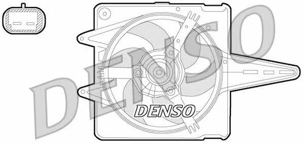 DENSO DER09056 Hub, engine cooling fan wheel DER09056