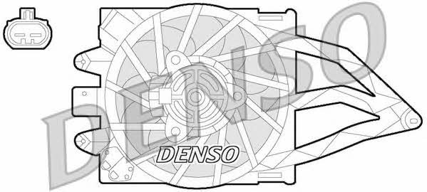 DENSO DER09057 Hub, engine cooling fan wheel DER09057