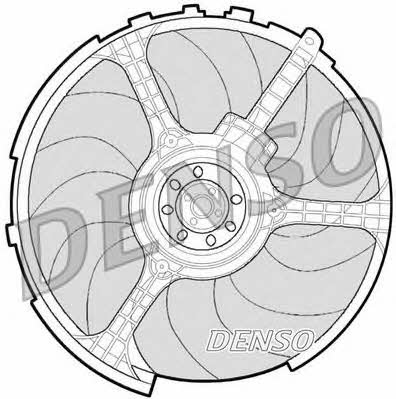DENSO DER09063 Hub, engine cooling fan wheel DER09063