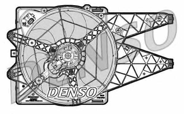 DENSO DER09066 Hub, engine cooling fan wheel DER09066