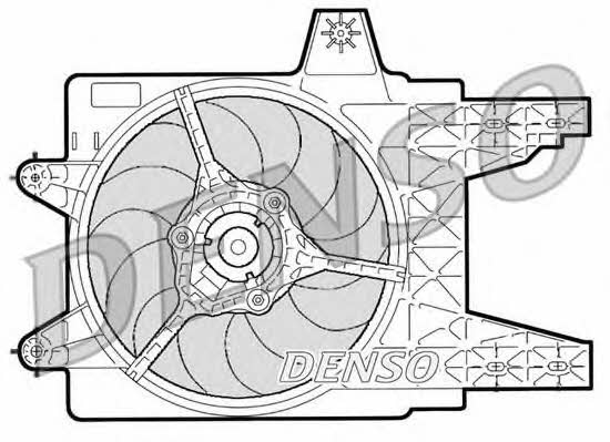 DENSO DER09079 Hub, engine cooling fan wheel DER09079