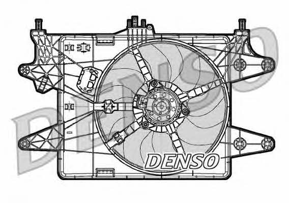DENSO DER09081 Hub, engine cooling fan wheel DER09081