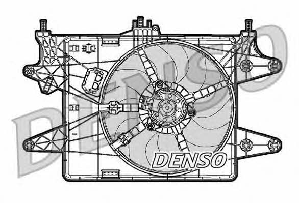 DENSO DER09082 Hub, engine cooling fan wheel DER09082