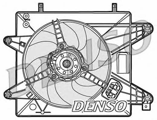 DENSO DER09088 Hub, engine cooling fan wheel DER09088