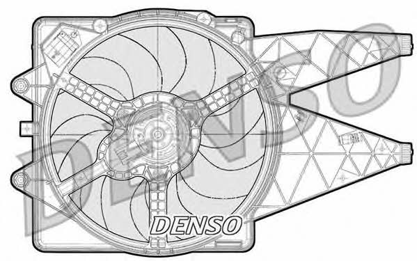 DENSO DER09091 Hub, engine cooling fan wheel DER09091