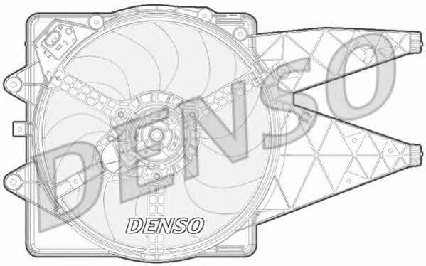 DENSO DER09092 Hub, engine cooling fan wheel DER09092