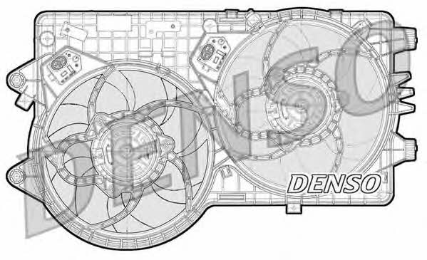 DENSO DER09093 Hub, engine cooling fan wheel DER09093