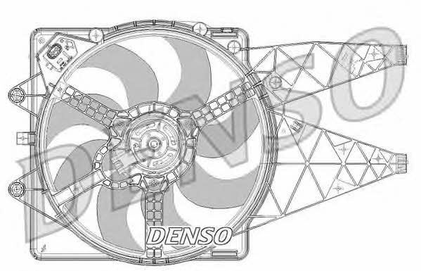 DENSO DER09094 Hub, engine cooling fan wheel DER09094