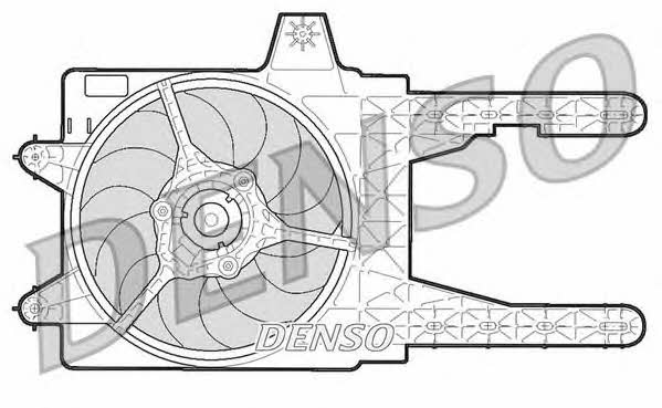 DENSO DER09245 Hub, engine cooling fan wheel DER09245