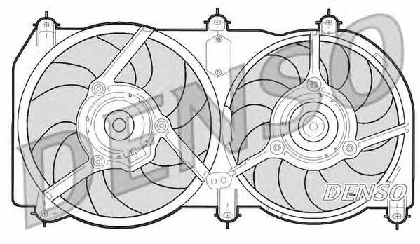 DENSO DER09246 Hub, engine cooling fan wheel DER09246