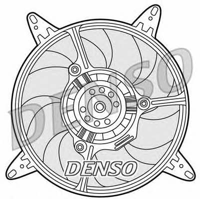 DENSO DER09290 Hub, engine cooling fan wheel DER09290