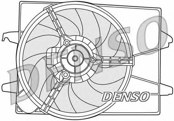 DENSO DER10003 Hub, engine cooling fan wheel DER10003