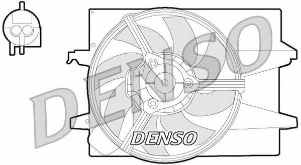DENSO DER10004 Hub, engine cooling fan wheel DER10004