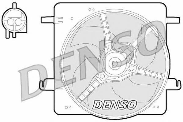 DENSO DER10008 Hub, engine cooling fan wheel DER10008
