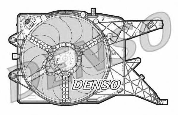 DENSO DER20010 Hub, engine cooling fan wheel DER20010