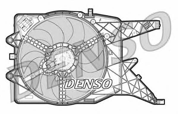 DENSO DER20011 Hub, engine cooling fan wheel DER20011