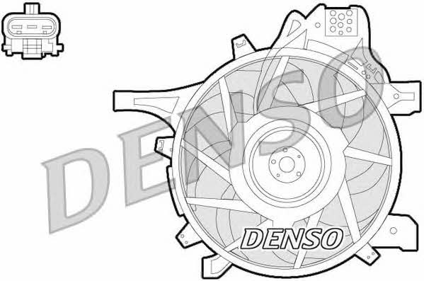 DENSO DER20012 Hub, engine cooling fan wheel DER20012