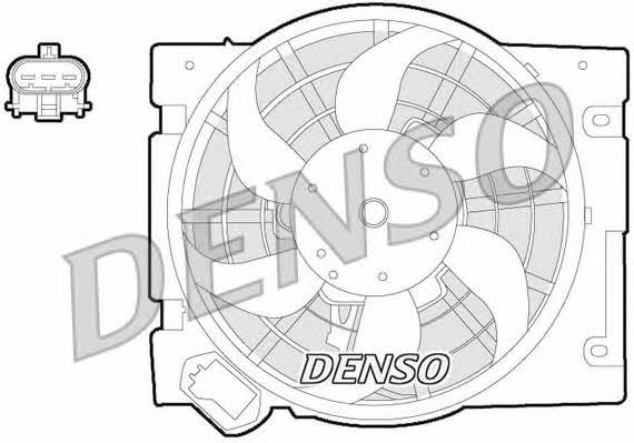 DENSO DER20013 Hub, engine cooling fan wheel DER20013