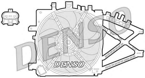 DENSO DER20014 Hub, engine cooling fan wheel DER20014