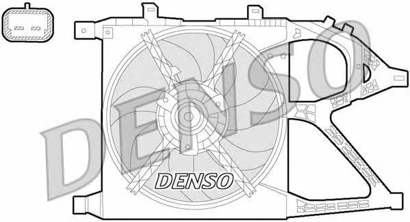 DENSO DER20016 Hub, engine cooling fan wheel DER20016