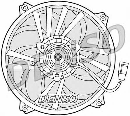 DENSO DER21015 Hub, engine cooling fan wheel DER21015