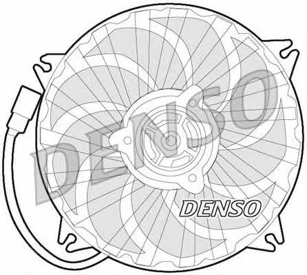 DENSO DER21016 Hub, engine cooling fan wheel DER21016