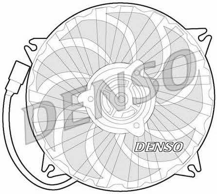 DENSO DER21017 Hub, engine cooling fan wheel DER21017