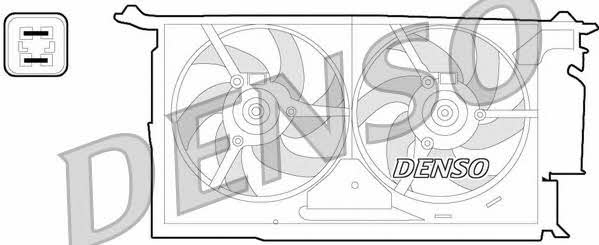 DENSO DER21018 Hub, engine cooling fan wheel DER21018
