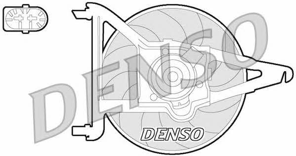 DENSO DER21021 Hub, engine cooling fan wheel DER21021